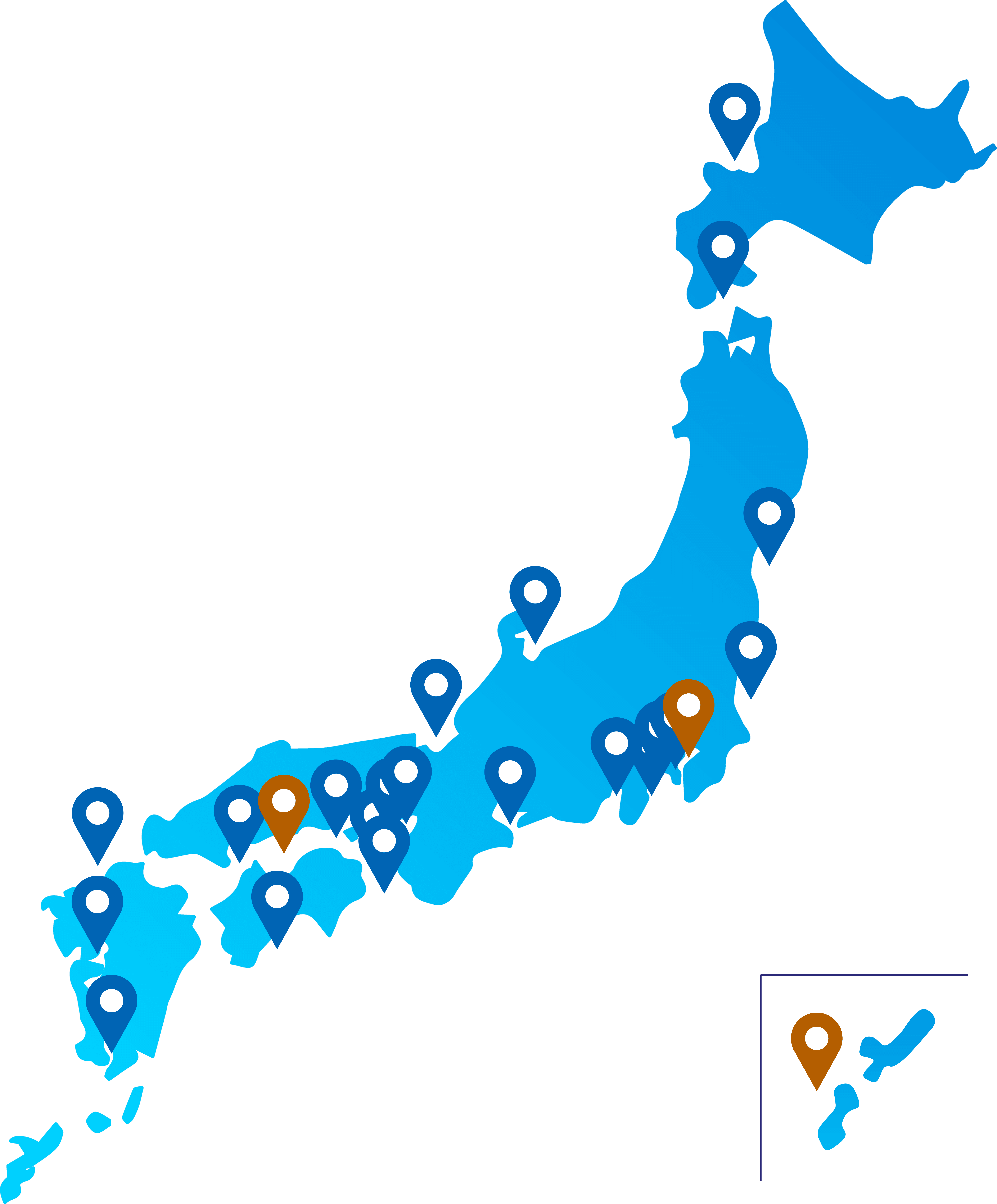 散骨可能海域マップ