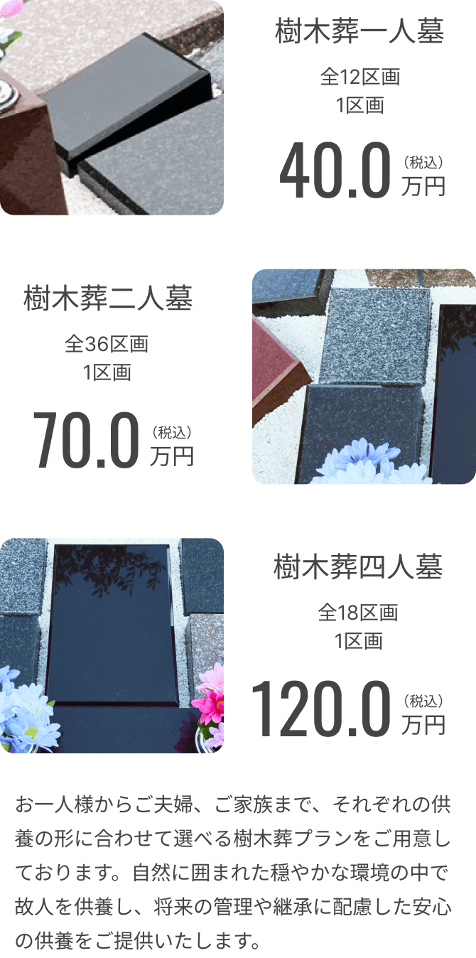 小さな森の樹木葬 白井